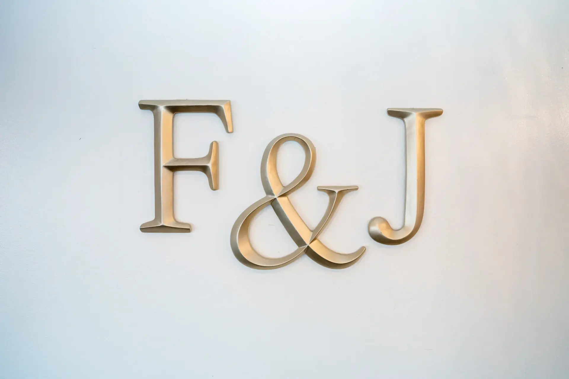 F&J Beauty Studio branded interior decor at the Anaheim, CA location