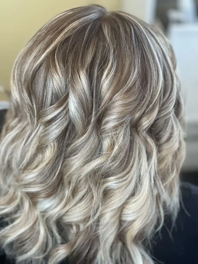 Finished hair styling result at F&J Beauty Studio in Anaheim, CA